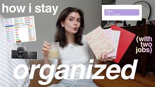 how i organize my life — spreadsheets, google calendar, planners, budgets