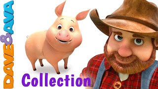 Old MacDonald Had a Farm | Animal Sounds Song | Nursery Rhymes & Baby Songs Collection Dave and Ava