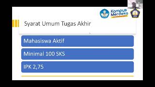 Sosialisasi Alur Tugas Akhir