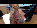 tattoo video kasa obake karakasa by uldis timelapse