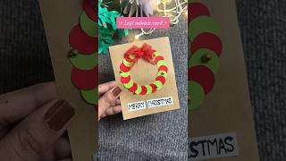 Christmas card🎅🎄                    #shorts #youtubeshorts #trending #viralvideo #christmas #craft