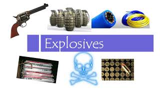 Explosives - Characteristics of explosives, types of explosives, Chemical composition of explosives