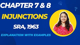 Chapter 7 & 8, Specific Relief Act | INJUNCTIONS | Judiciary