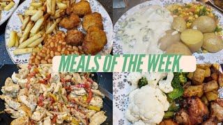 Meals of the week. #ukfamily #mealsoftheweek #mealidea #familymeals