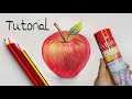 How To Draw Apple| Colored Pencil Drawing For Beginners
