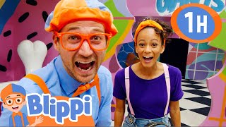Blippi and Meekah Learn About Illusions! | 1 HOUR OF BLIPPI TOYS | Educational Videos for Kids
