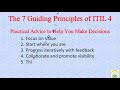 The 7 Guiding Principles of ITIL 4