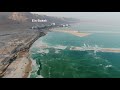 herods dead sea hotel from drone