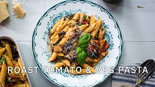 Roast Tomato \u0026 Veg Pasta 🍅 #shorts