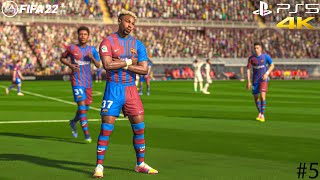 FIFA 22 PS5 | Barcelona Career Mode #5 Vs Granada Ft. Depay, Torres, Traore, - La liga - 4K Gameplay