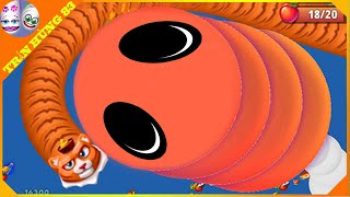 🐍 WORMATE ZONE.IO || Rắn Săn Mồi # BIGGEST SNAKE | Epic Worms Zone Best Gameplay | Trần Hùng 83