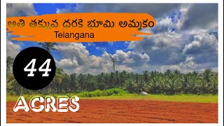 44 Acres Agriculture land sale || Nagar Kurnool | Telangana | 5 borewells red soil land