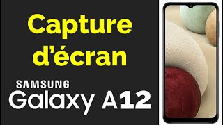 Comment faire une capture d'écran sur Samsung A12, Screenshot Samsung Galaxy A12