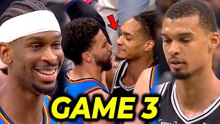 Natawa si SGA may NAPIKON, grabe ang pisikalan sa Game 3! | Playoff career high ni Jared McCain!