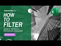 Excel FILTER Function Tutorial | Dynamic Data Made Easy | Part - 1