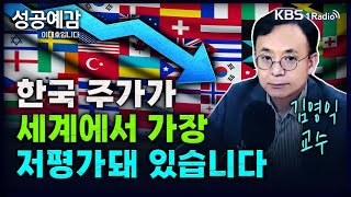 한국 주가가 세계에서 가장 저평가돼 있습니다 - 김영익 교수 (서강대학교 경제대학원)[성공예감 이대호입니다] 2부 심층 인터뷰 | KBS 240527 방송