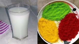 নারিকেল দুধ এবং স্প্রিংকেল রেসিপি || Narikel Dudh Recipe || How to Make Coconut Milk \u0026 Sprinkle