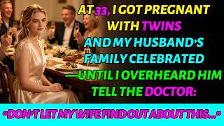 AT 33, I GOT PREGNANT WITH TWINS…THEN I OVERHEARD A SECRET MEANT TO DESTROY ME 😱