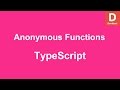 Typescript Anonymous Function