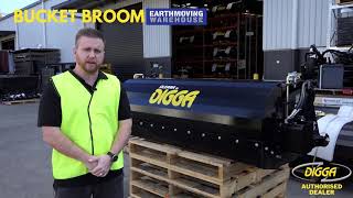 Digga Bucket Broom - Earthmoving Warehouse