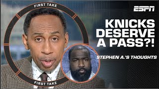 Stephen A. DELIVERS HONEST opinion about Knicks to Shannon Sharpe & Perk | First