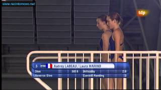 Women 10 m platform synchro Final, Diving, European Aquatics Championships Eindhoven 2012 (2/5)