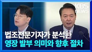 헌정 사상 첫 현직 대통령 체포영장…향후 수순은? [뉴스in뉴스] / KBS  2025.01.02.