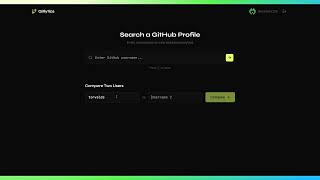 Gitlytics — GitHub Analytics Dashboard | Full Stack Project