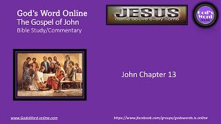 John Chapter 13: Bible Study Commentary