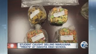 Student caught selling marijuana \