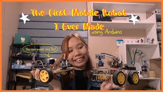 The First Arduino Mobile Robot (MoBot) I Ever Made!