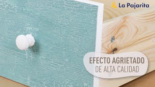 Crea un efecto agrietado con Barniz Craquelé de Pinturas La Pajarita