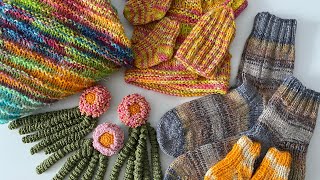 Вязальный влог/ носки, картина по номерам, вязание торопыжкам 🧶