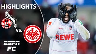 Modeste strikes late as FC Cologne beats Eintracht Frankfurt | Bundesliga Highlights | ESPN FC