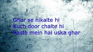 Ghar Se Nikalte Hi Karaoke + Lyrics | Amaal Mallik Feat. Armaan Malik | Bhushan Kumar | Angel