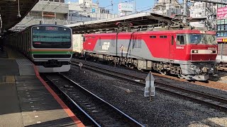 【貨物】金太郎EH500-43　コンテナ輸送　大宮駅通過