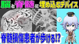 [Brain Spine Interface] 脊髄損傷の患者が脳と脊髄にインプラントで歩けるように!?[Rue] Brain Machine Interface