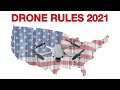 DRONE RULES 2021 - Remote ID, Flying at Night, Flying Over People...