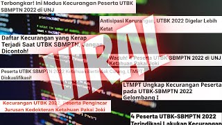 VIRAL!!! BEGINI MODUS KECURANGAN DI UTBK 2022. MENGGUNAKAN ALAT CANGGIH DAN DIBANTU OKNUM STAF