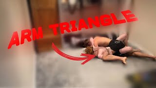 Teenager Wrestling\u0026Grappling Blindfolded Highlights