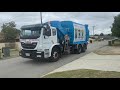 Fremantle FOGO truck doing recycling in Kalamunda