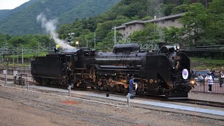 【SL】上越線 2023.7.7 水上駅転車後転線して点検中 【SL七夕みなかみ号】 D51 498