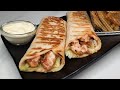 PERFECT HOMEMADE CHICKEN SHAWARMA WITH GARLIC SAUCE AND TAHINA SAUCE RECIPE!!