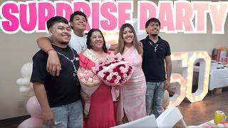 BENJY CHAVEZ | MY MOMS 50TH SURPRISE PARTY w/ family!