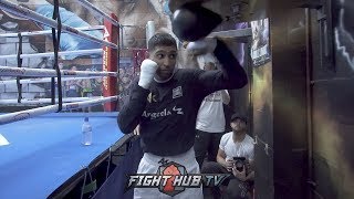 BEHIND THE SCENES OF AMIR KHAN IN TRAINING CAMP DAYS AWAY FROM HIS SAMUEL VARGAS FIGHT