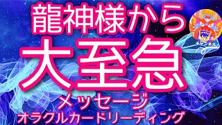 【超緊急🙌】今‼️伝えたいことがあります‼️🐲龍神様かあなたへの大至急メッセージ🐲びっくりするほど当たる⁉️オラクルカードリーディング💘ホリミホ💘