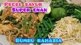 RESEP PECAL/PECEL SAYUR SUPER ENAK DAN PRAKTIS