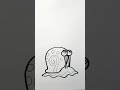 Gary, SpongeBob - How to draw