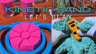 KINETIC SAND LETS PLAY /KINETIC SAND PLAY TIME WITH CARS AND PEARL #trending #viral #kineticsand