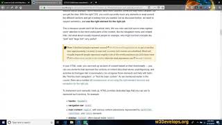Mozilla Developer Network HTML pt 1